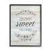 Stupell Industries Home Sweet Home Floral Stencil Ornament Rustic Sign 16 x 20 Design by Bluebird Barn