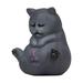 Labakihah Room Decor Fall Decorations for Home Self-Healing Warm Cats Round and Simple Sitting Posture Can T Wake Up Cats Ornaments Cat Ornament