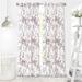 52 x 84 in. Misty Back Tab Window Curtain Panel Blush