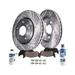 Front Brake Pad and Rotor Kit - Compatible with 1997 - 2002 Ford Expedition 1998 1999 2000 2001