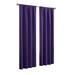 Eclipse Dayton Solid Blackout Rod Pocket Energy-Efficient Curtain Panel Purple 42 x63