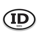 Magnet Me Up ID Idaho US State Oval Magnet Decal 4x6 In Vinyl Automotive Magnet