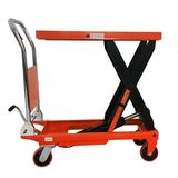 Tory Carrier Hydraulic Single Scissor Lift Table Cart 1100lbs with 35.4 Lift Height