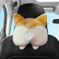 Corgi Butt Cat Car Tissue Holder Napkin Box Vehicle Backseat Tissue Case Holder for Home Car Bathroom New