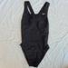 Nike Swim | Black Sporty Nike One-Piece Racerback Swimsuit | Color: Black | Size: 4