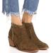 Madewell Shoes | Madewell Women Ankle Boot Size 9 Brown Suede Leather Block Heel Side Zip Janice | Color: Brown | Size: 9