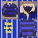 Polo By Ralph Lauren Shirts & Tops | Boys Ralph Lauren Polo Blue And Navy Stripes Long Sleeve Polo Top Size M 10-12 | Color: Blue/White | Size: Mb