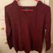 American Eagle Outfitters Tops | American Eagle Outfitters Xs Maroon Hooded Sweatshirt | Color: Red | Size: Xs