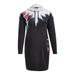Torrid Dresses | 8703 Lovesick Torrid 2x Sweatshirt Dress Cozy Fleece Bad Decision Tie Dye Black | Color: Black | Size: 2x