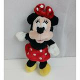 Disney Toys | Disneyland Resort Walt Disney World Minnie Mouse 5" Fuzzy Plush Collectible | Color: Black/Red | Size: 5"
