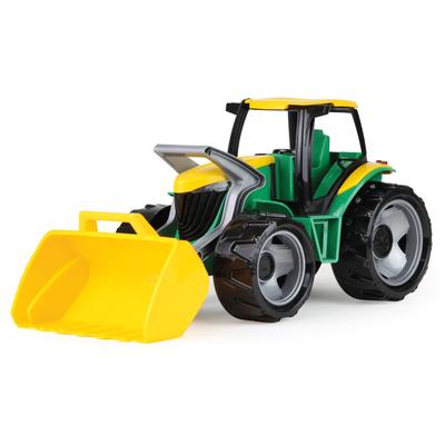 Spielzeug-Traktor LENA "Giga Trucks" Spielzeugfahrzeuge grün (grün, gelb) Kinder Altersempfehlung Spielzeugfahrzeuge mit Frontlader; Made in Europe