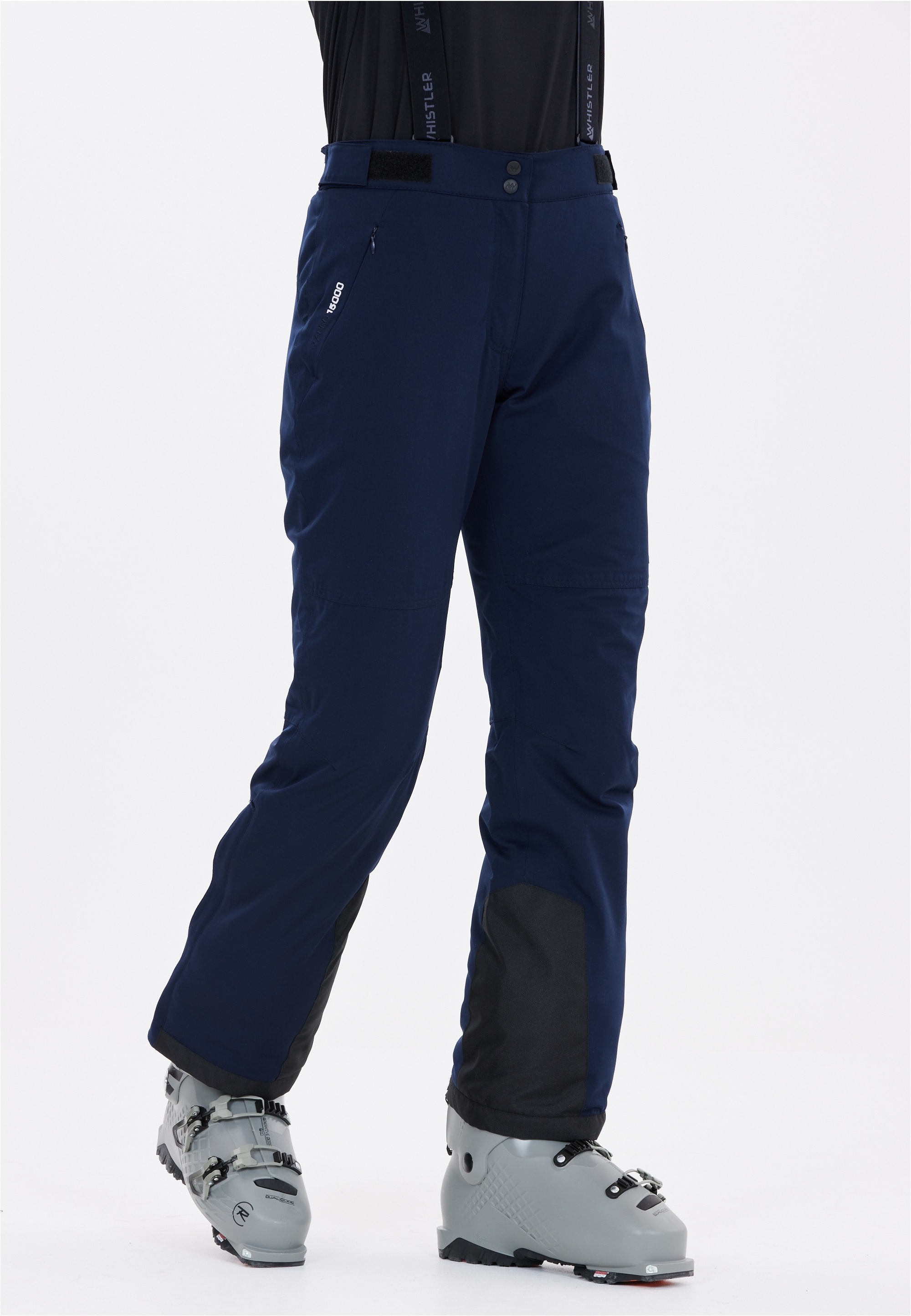 Skihose WHISTLER "YARRA", Damen, Gr. 44, EURO-Größen, blau (dunkelblau), 94% Polyester, 6% Elasthan, mehrfarbig, lang, Hosen, mit wasserdichter 3-Lagen-Membran Image