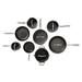 Calphalon 14 Pieces Aluminum Non Stick Cookware Set Non Stick/Aluminum in Brown/Gray | 12 W in | Wayfair 2172384