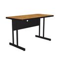 Correll, Inc. Office Work Station Desk Wood/Metal in Brown/Gray | 29 H x 48 W x 24 D in | Wayfair WS2448M-06
