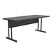 Correll, Inc. High-Pressure Office Work Station Desk Wood/Metal in Gray | 29 H x 72 W x 30 D in | Wayfair WS3072-55