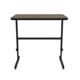 Correll, Inc. Work Station Height Adjustable Desk Wood/Metal in White/Brown | 36 W x 24 D in | Wayfair CST2436-53