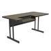 Correll, Inc. Computer Table Wood/Metal in Brown | 29 H x 48 W x 30 D in | Wayfair BL3048-53