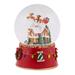 Northlight Seasonal 7" Santa & Reindeer Christmas Night Musical Snow Globe Resin | 7 H x 5 W x 5 D in | Wayfair NORTHLIGHT PM94076