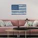 Oliver Gal Rocky Freedom Navy, Navy US Flag Modern Blue - Graphic Art on Canvas in Blue/White | 10 H x 15 W x 1.5 D in | Wayfair