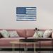 Oliver Gal Rocky Freedom Navy, Navy US Flag Modern Blue - Graphic Art on Canvas in Blue/White | 16 H x 24 W x 1.5 D in | Wayfair