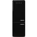 SMEG 27.8" Bottom Freezer 16.26 cu. ft. Energy Star Refrigerator in Black | 80.7 H x 27.8 W x 31.9 D in | Wayfair FAB38ULBL