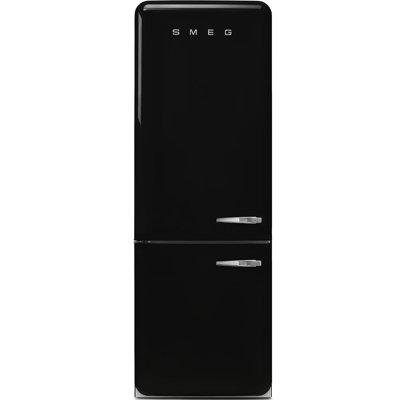 SMEG 27.8" Bottom Freezer 16.26 cu. ft. Energy Star Refrigerator in Black | 80.7 H x 27.8 W x 31.9 D in | Wayfair FAB38ULBL
