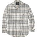 Carhartt Midweight Flannel Plaid Hemd, beige, Größe 2XL