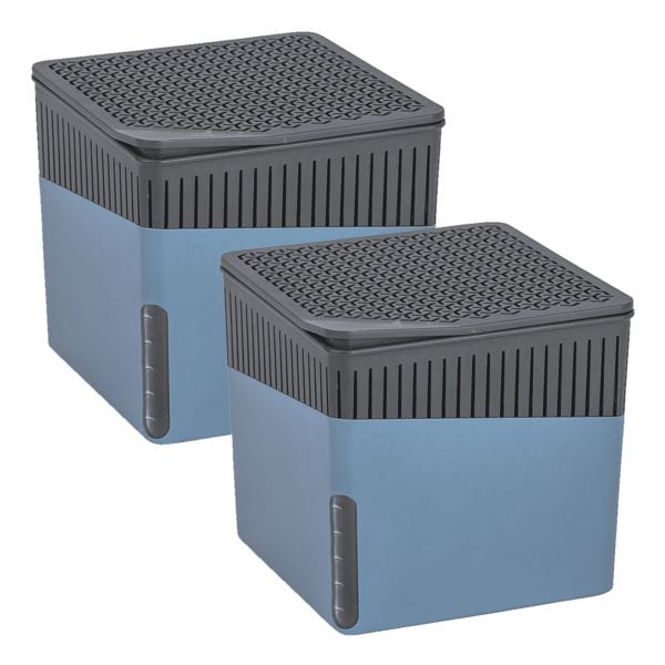 Wenko 2er-Pack Raumentfeuchter »Cube« 1000 g blau Image