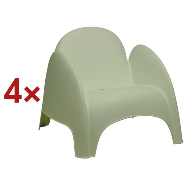 meet 4er-Pack Sessel »Dumbo« grün, 37 cm Image