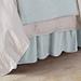 HiEnd Accents Gathered Velvet Bed Skirt, 1PC