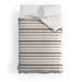 Little Arrow Design Co Mod Neutral Linen Stripes Made To Order Full Comforter