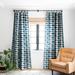 1-piece Blackout Simple Blue Drop Made-to-Order Curtain Panel