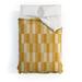 Little Arrow Design Co Cosmo Tile Mustard Made To Order Full Comforter Set