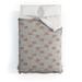 Little Arrow Design Co Double Dash Rust On Greige Made To Order Full Comforter Set