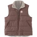 Carhartt Relaxed Midweight Utility Gilet pour dames, brun, taille XS pour Femmes