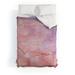 Utart Blush And Purple Sky With Rose Made To Order Full Comforter