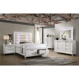 Picket House Furnishings Charlotte 2-Drawer Queen Storage Bed in White