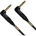 Mogami Gold INSTRUMENT-06RR Guitar Instrument Cable 1/4 TS Male Plugs Gold Contacts Right Angle Connectors 6 Foot