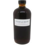 Frankincense & Myrrh Scented Body Oil Fragrance [Regular Cap - Clear Glass - Brown - 1 lb.]