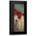 Solis Luis 9x18 Black Modern Framed Museum Art Print Titled - From Scarletts Garden II