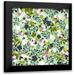 Hoffman Katia 12x12 Black Modern Framed Museum Art Print Titled - Costa del Flores IV