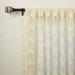 84 x50 All Over Zig Zag Macrame Sheer Curtain Panel Cream - Opalhouse designed