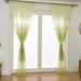 Bidobibo Sheer Curtains for Living Room Embroidered Voile Window Curtains with Floral Design 78 inch Bedroom Kitchen Vintage Rod Pocket 1 Panel