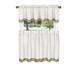 58 x 36 in. Westport Window Curtain Tier & Valance Set Taupe - Pack of 2