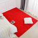 Lochas Soft Indoor Modern Area Rugs Fluffy Carpets for Living Room Children Bedroom Home Decor Nursery Rug 4 x 5.3 Red
