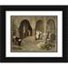 Vicente Palmaroli y GonzÃ¡lez 14x12 Black Ornate Wood Framed Double Matted Museum Art Print Titled: Hide and Seek