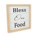 Bless Our Food Sign Wall DÃ©cor Farmhouse Kitchen DÃ©cor Rustic Decor Dining Room DÃ©cor Home Sign Small Signs Made in USA 10x10 F1-10100001019