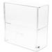 Plymor Clear Acrylic Sliding Back Locking Display Case 1 Shelf 16.5 H x 16.25 W x 7 D