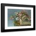 Andreas Lach 18x15 Black Modern Framed Museum Art Print Titled - Alpine Roses in a Window Box