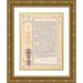 Anonymous 11x14 Gold Ornate Wood Frame and Double Matted Museum Art Print Titled - Addresses Presented to Lord Carrington Governor of New South Wales Pl.08 (1888)